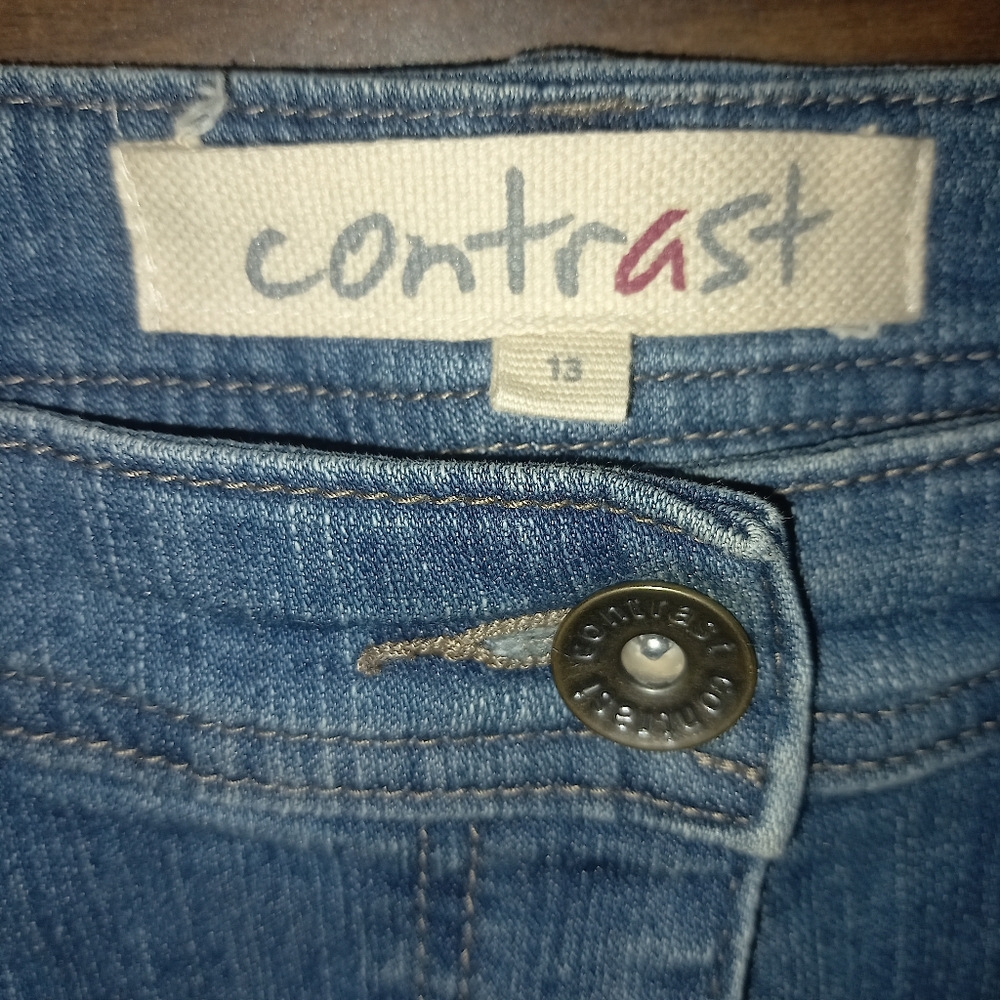 5 Piece Lot of Women's Capri And Bermuda Shorts Suko Jeans Contrast Size 12/14